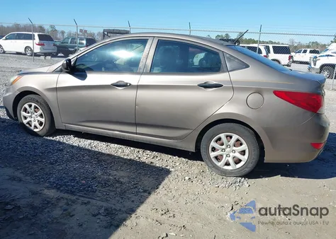 2012 Hyundai Accent Gls z USA, uszkodzony, nr VIN KMHCT4AE4CU042492